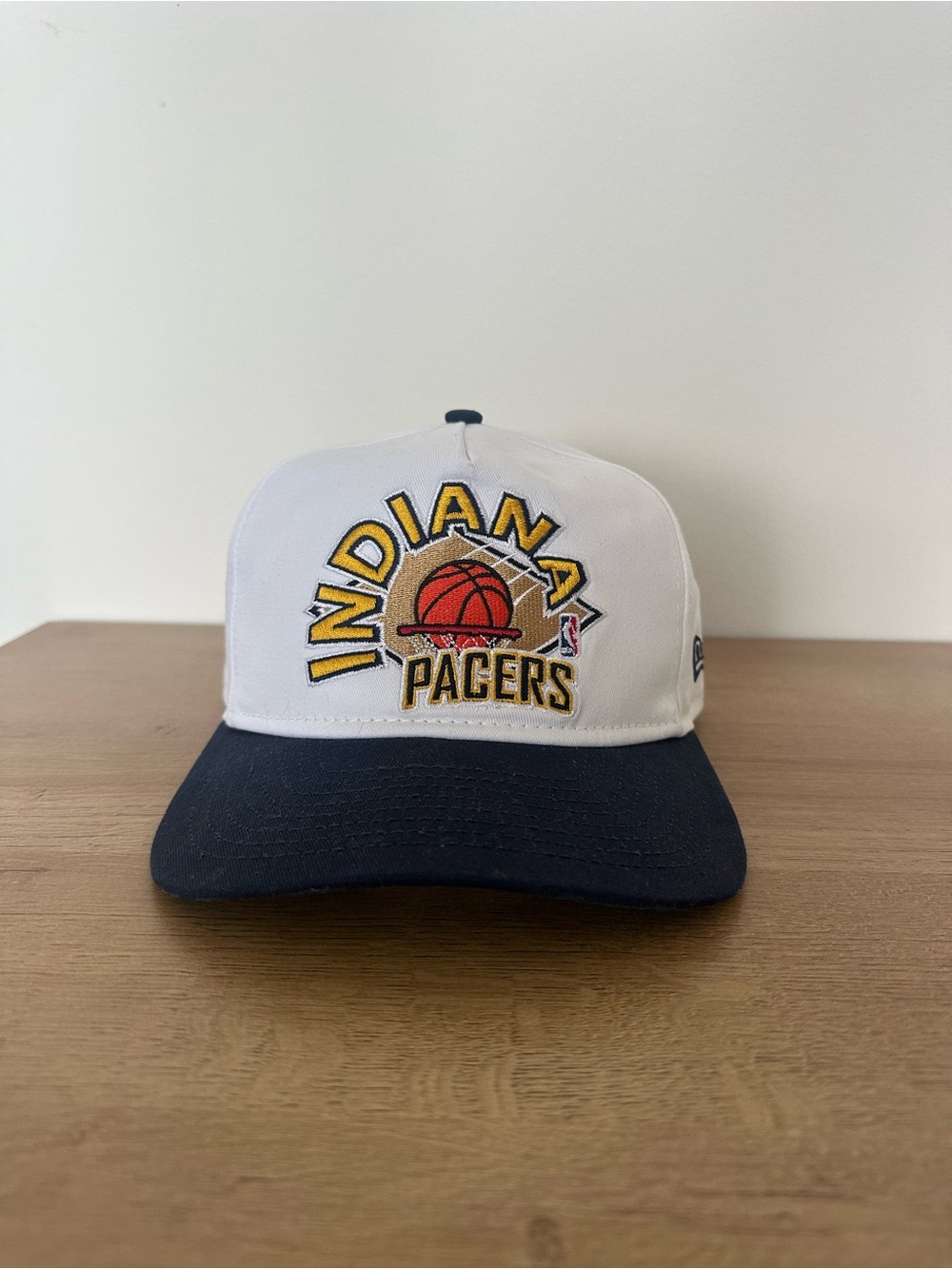 New Era Indiana Pacers White and Navy Two-Tone Snapback Hat